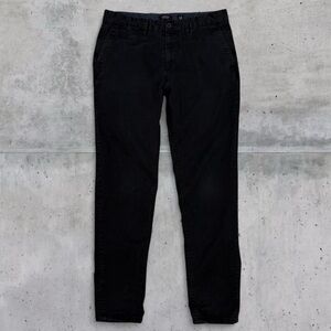 Pull & Bear stretch cotton slim chino pants 
Washed black
